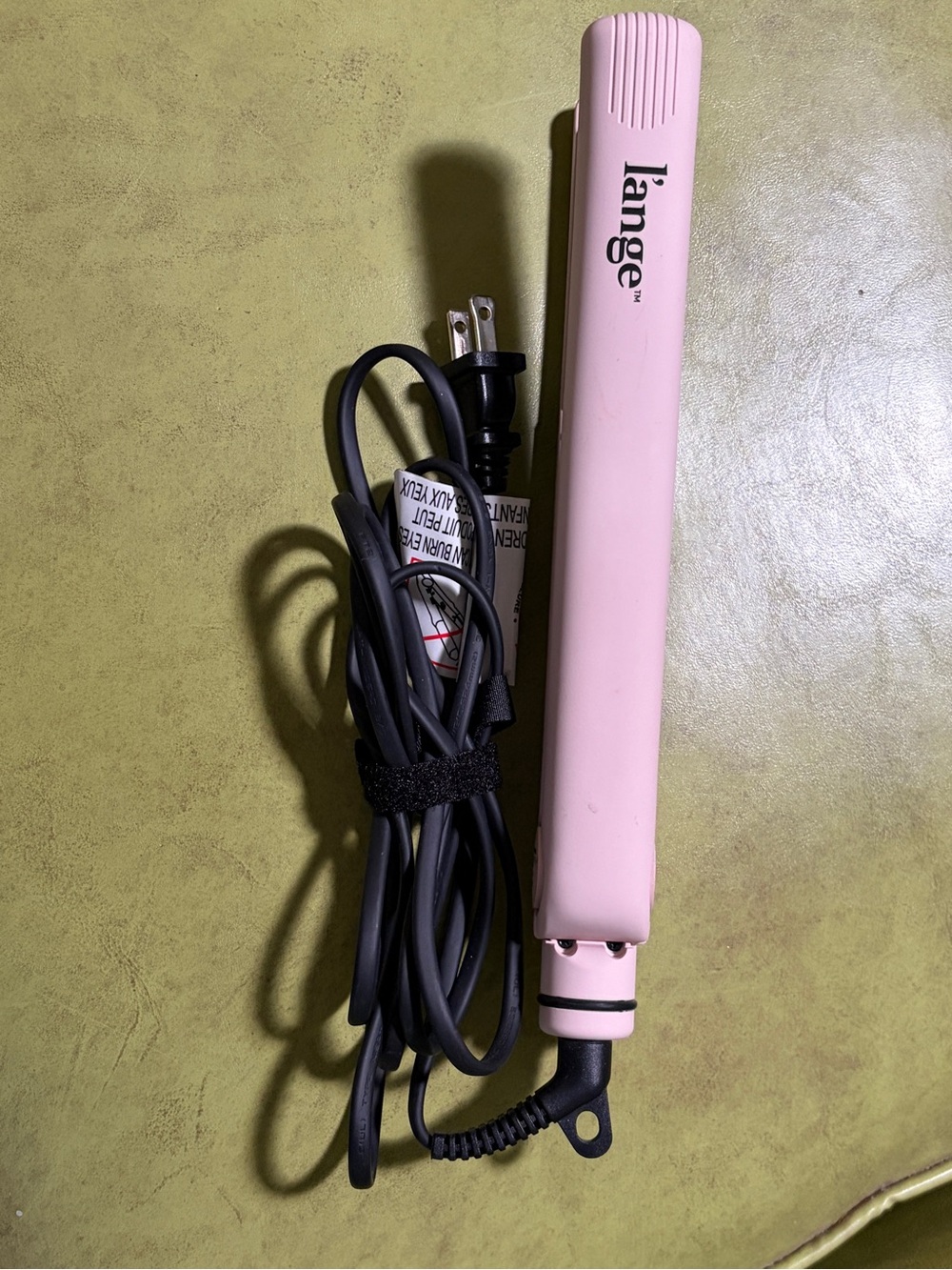 Lange Pink Travel Mini Hair Straightener